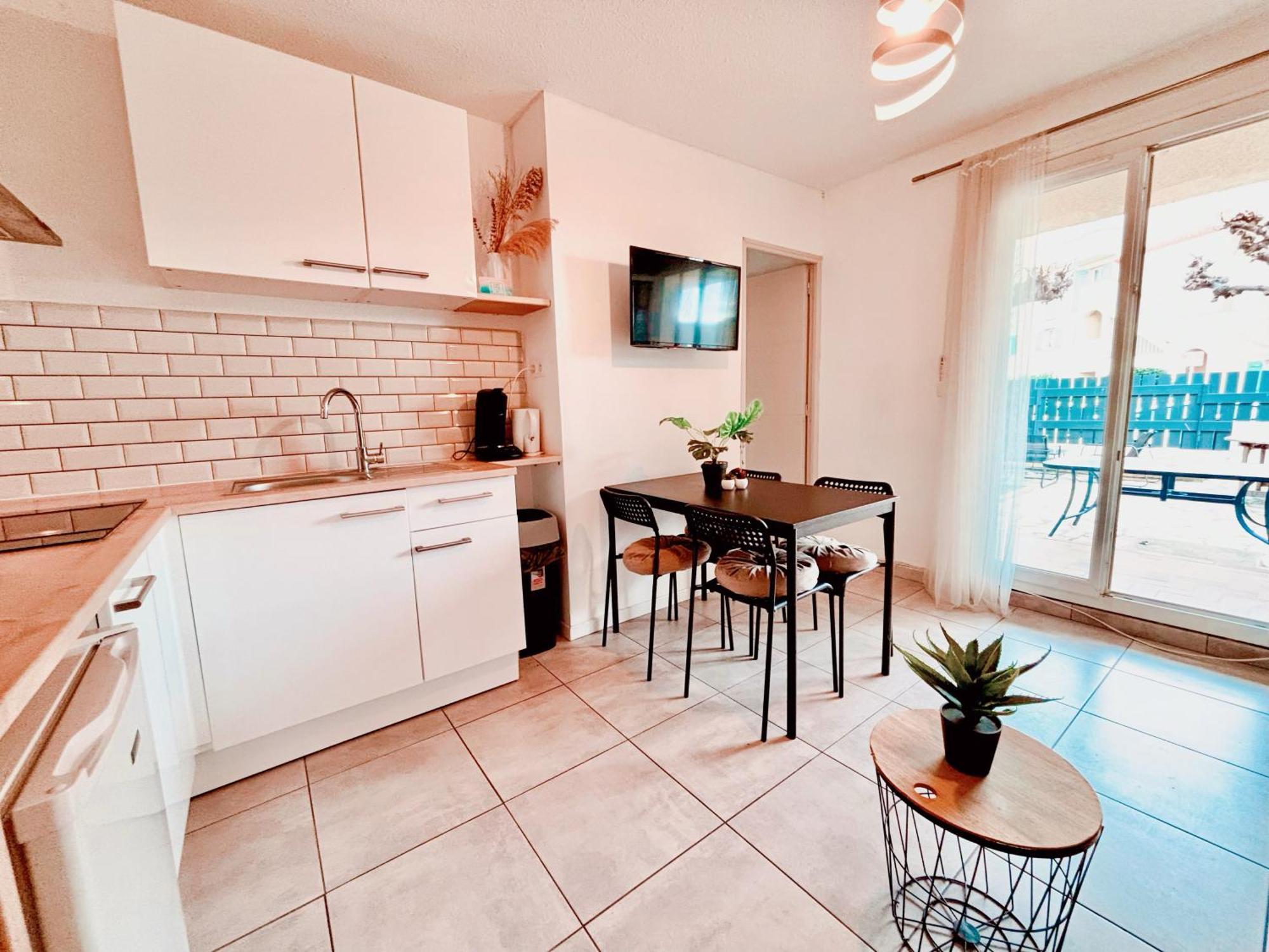 Appartement calme avec jardin privatif - 3 - Canet-en-Roussillon Esterno foto